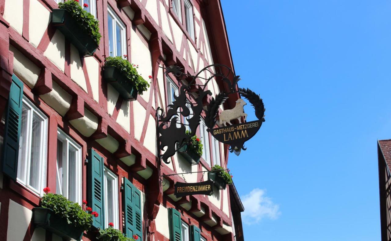 Hotel & Restaurant Lamm Mosbach  Exterior photo